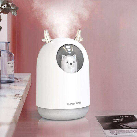 Image of Animal Humidifier Rechargeable Night Light Lamp Aroma Diffuser Cool Mist Maker