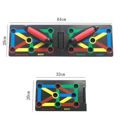 Multi-functional Push Up Rack Board 9 in 1 Body Building Fitness