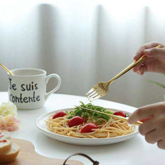 Gold Stainless Steel Cutlery Set