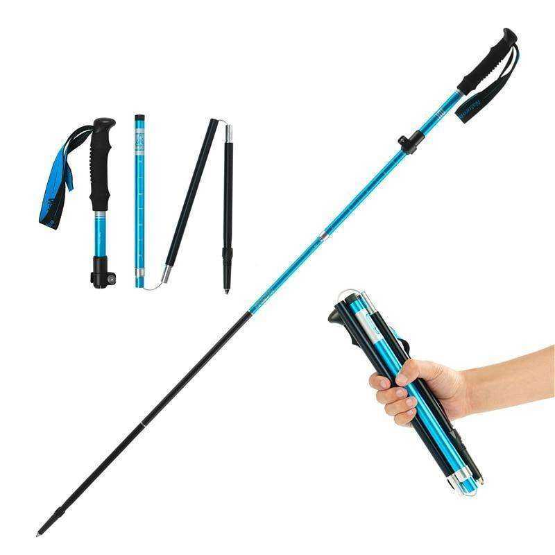 Collapsible Hiking Trekking Poles Folding Stick