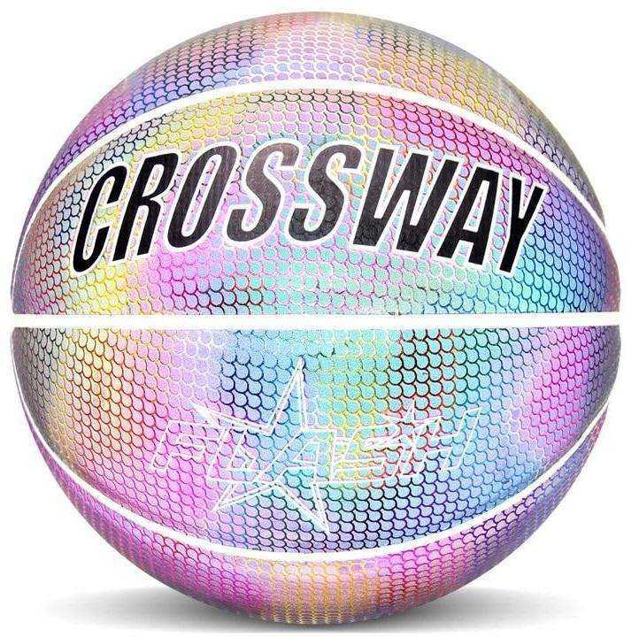 Holographic Reflective Wear-Resistant Luminous Night Basketball Ball