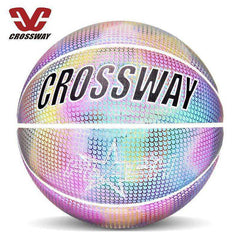 Holographic Reflective Wear-Resistant Luminous Night Basketball Ball