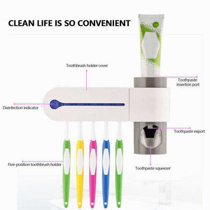 High Quality 3 In 1 UV Toothbrush Disinfection Sterilizer Kit