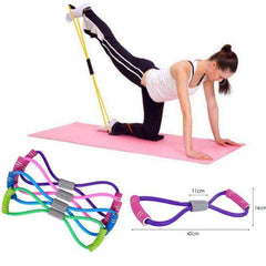 Yoga Rope Workout Muscle Fitness Rubber Elastic Band