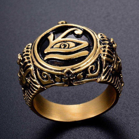 Egyptian pharaohs Eye of Horus ring