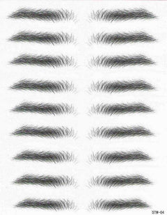 Magic False Eyebrows Tattoo Sticker