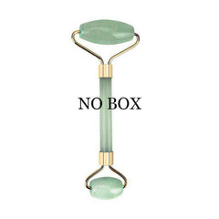 Rose Quartz Slimming Face & Jade Facial Massage Roller Stone Skin Massage Set Box