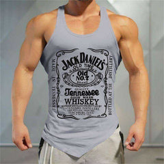 Gym Tank Top Men Letter Printing Faith Shirt