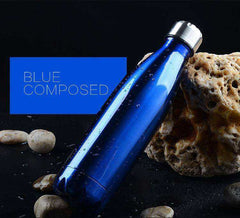 Double-Wall Insulated Vacuum Flask Stainless Steel Thermos Water Bottle