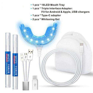 Cold Blue Light LED Tooth Whitening Kit