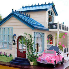 Doll House with Furniture Kit Toy for Children