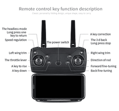 High Quality Foldable Drone Dual 4k & 1080p Hd Camera Quad Copter