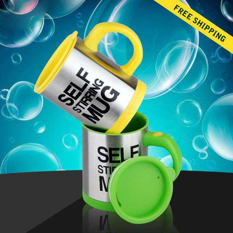 Image of 400ml Automatic Self Stirring Mug Stainless Steel Thermal Double Insulated Smart Cup