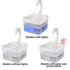 New 2L Swan Neck Pet Cat Dog Automatic Drinker Water Fountain