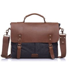 Men's Vintage Handbag Genuine Leather Shoulder Bag