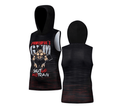 Superhero 3D Printing Bodybuilding Tank Top Men Sleeveless Hoodies Vest