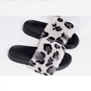 Rabbit Fur Slippers Classy Comfortable Indoor & Outdoor Sandals