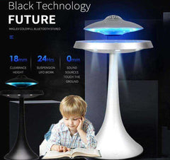 Magnetic Levitating led table lamp with UFO speaker