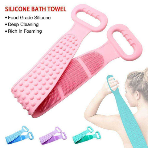 Image of Soft Exfoliating Shower Pads Back Scrubber