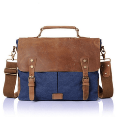 Men's Vintage Handbag Genuine Leather Shoulder Bag