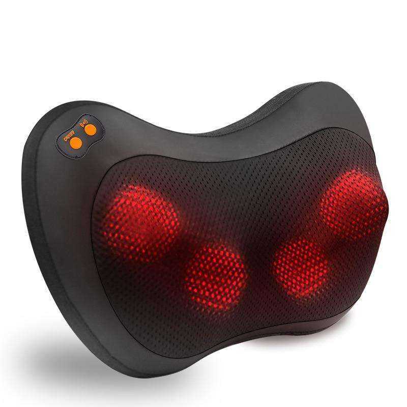 Upgraded Electric Neck Back Waist Heat Cervical Massage Pillow
