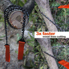 24Inch/63cm Hand Stainless Steel Rope Chain Saws