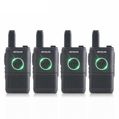 Rechargeable Walkie Talkie 4pcs Dual PTT Two-way Radio
