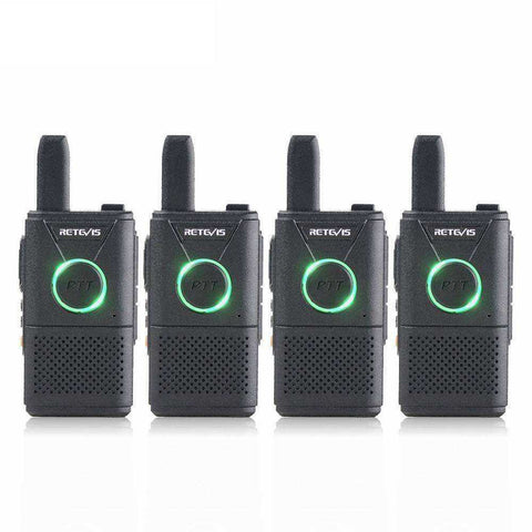 Image of Rechargeable Walkie Talkie 4pcs Dual PTT Two-way Radio