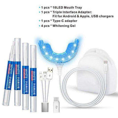 Cold Blue Light LED Tooth Whitening Kit