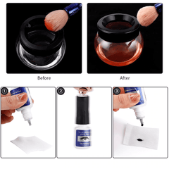 Electric Makeup Brush Cleaner And Dryer Set
