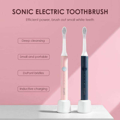 Image of Ultrasonic Electric Smart Toothbrush Rechargeable Waterproof