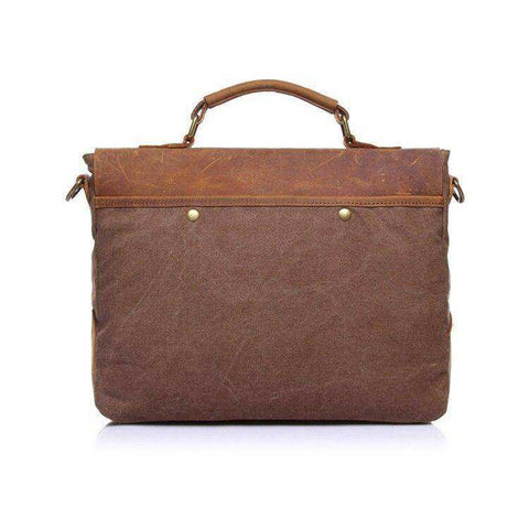 Image of Men's Vintage Handbag Genuine Leather Shoulder Bag