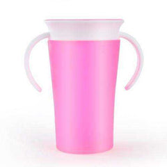 360 Degrees Can Be Rotated Baby Learning Drinking Cup with Double Handle