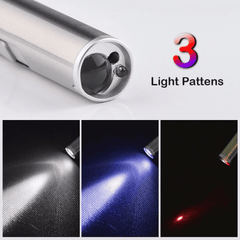 3 in1 Red Lazer Pointer USB Rechargeable Flashlight