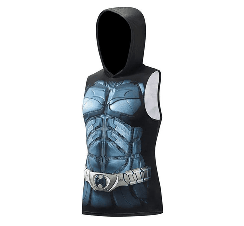 Image of Superhero 3D Printing Bodybuilding Tank Top Men Sleeveless Hoodies Vest