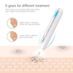 Wireless Rechargeable Laser Mole Freckle Dark Spots Removal Pen