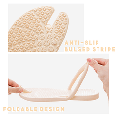 New Folding Travel Portable Slippers  Flip-Flops Beach Flat Sandals