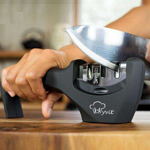 Image of 3 Stages Professional Whetstone Knife Sharpener