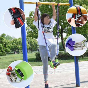 Pull Up Bar Assist Training Fitness Band Hanging Belt For Chin Up Bar