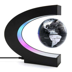 Magnetic Levitation Night Light Floating World Map Ball Lamp