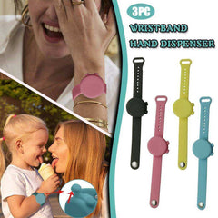 In Stock Silicone Bracelet Wristband Hand Soap Dispenser