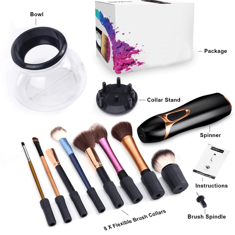 Image of Electric Makeup Brush Cleaner And Dryer Set