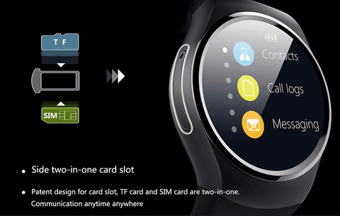 Image of KW18 Smart Watches Phone With Heart Rate Monitor