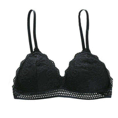 Sexy Seamless Deep V Lingerie Lace Wireless Women Bra