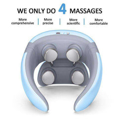 Smart 4D Magnetic Pulse Heated Electric Shoulder Neck Massager