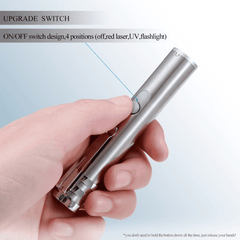 3 in1 Red Lazer Pointer USB Rechargeable Flashlight