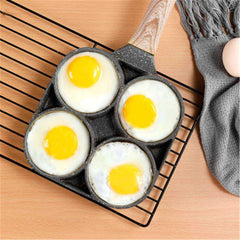 Four-hole Frying Non-stick Egg Pancake Steak Thickened Omelet Pot Pan