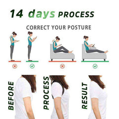 Adjustable Back Shoulder Posture Corrector Lumbar Brace Support