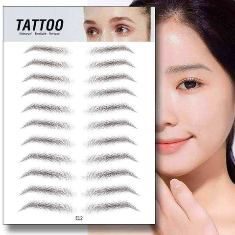 Image of Magic False Eyebrows Tattoo Sticker