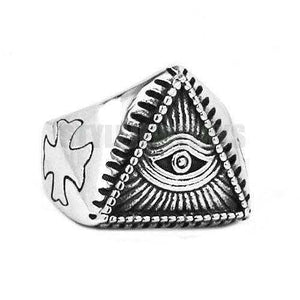 Egyptian Amulet Ring Stainless Steel